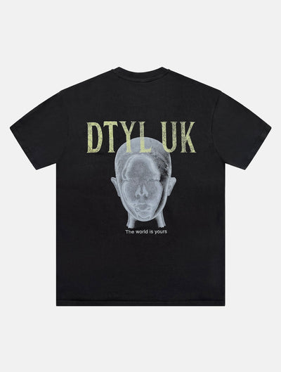 DTYL - DARK GREYTHE WORLD IS YOURS T-SHIRT